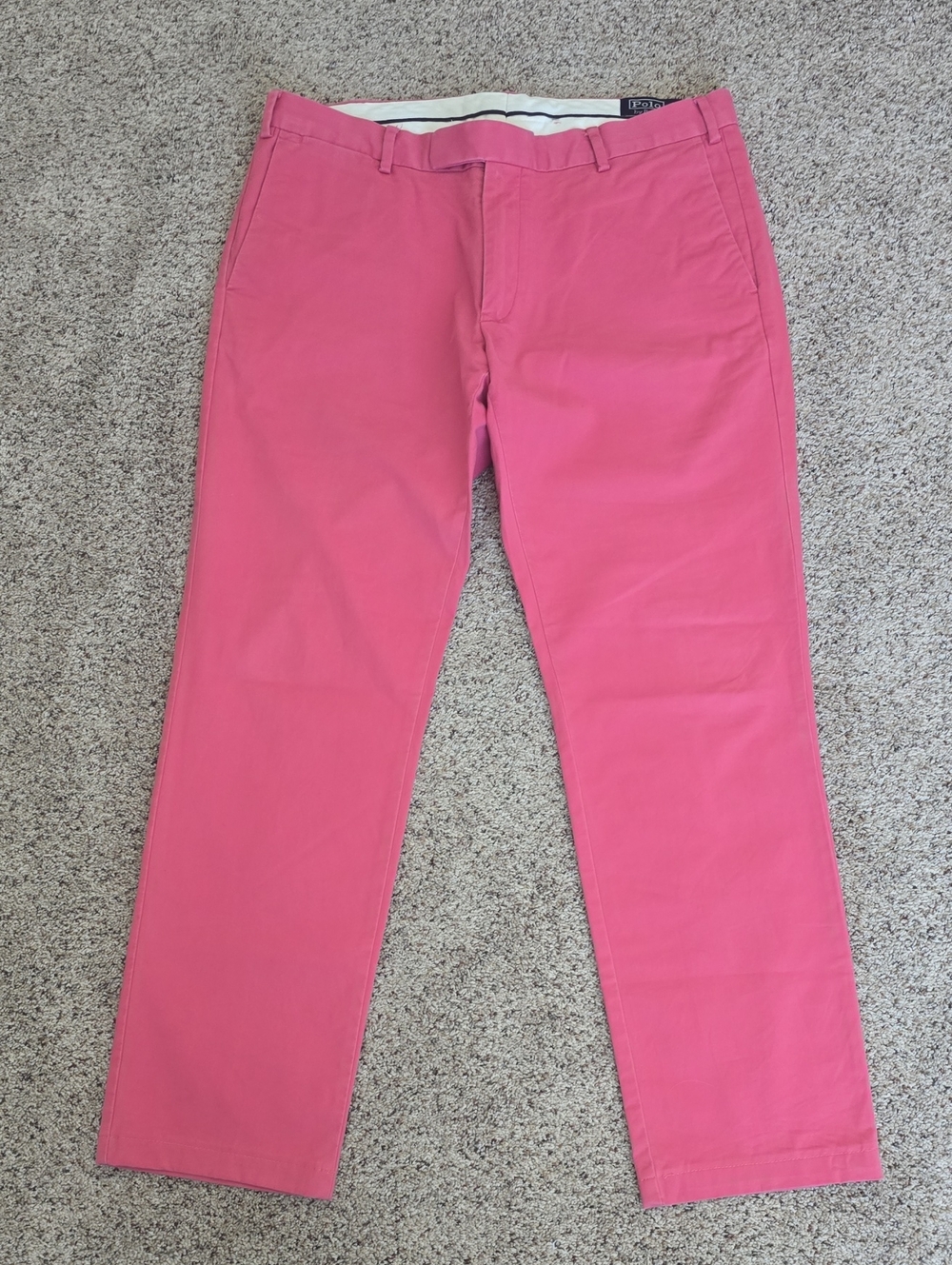 Polo Ralph Lauren Sz 36/32 Pink Chino Pants